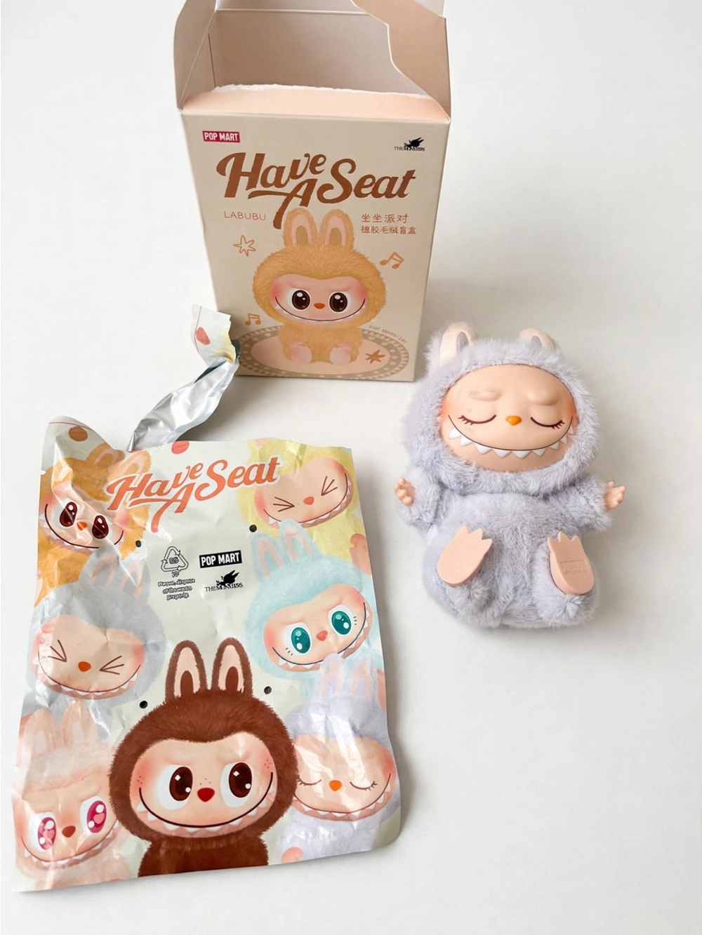 POP MART Have A Seat Labubu Plush Figure - ZIZI Collectible